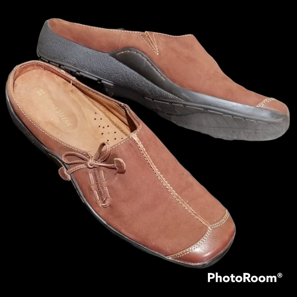 NATURALIZER Leather & Suede Ortho Shoes (Size 9M)